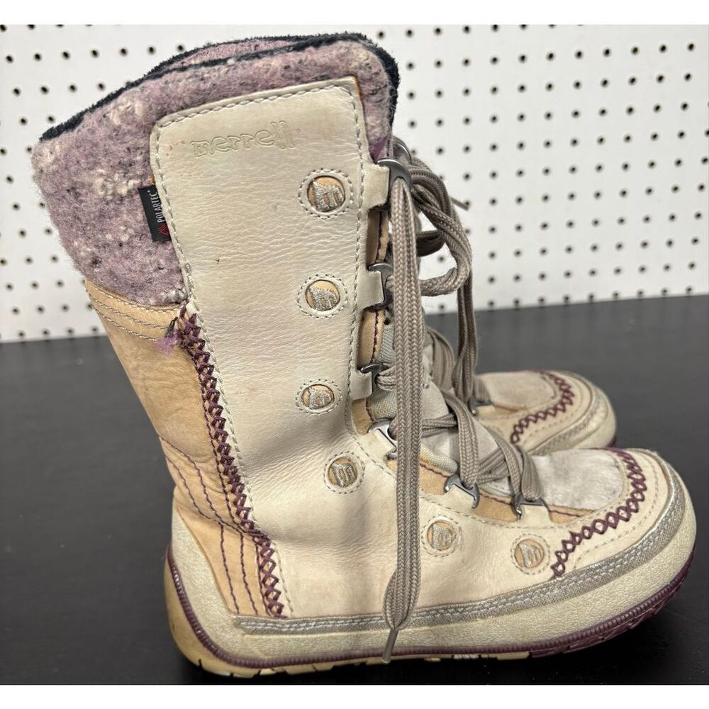 Merrell woman’s Puffin High lace up boots size 6.5 - Picture 2 of 10